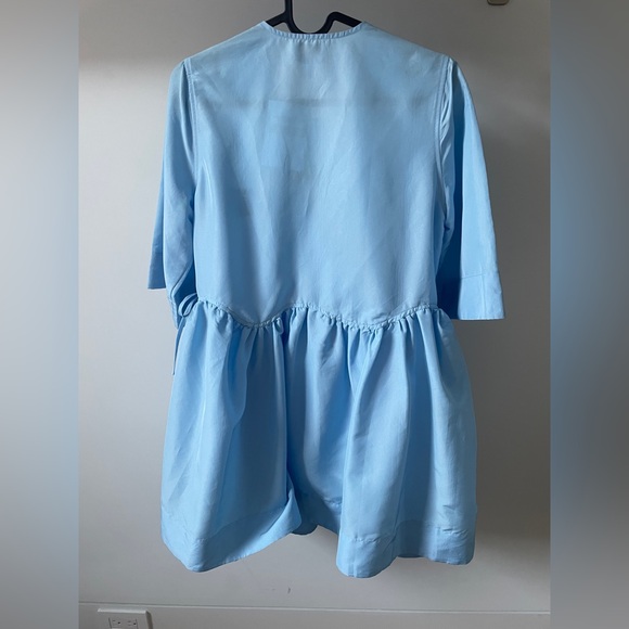 Ganni Tafetta Mini Wrap Dress - Picture 12 of 12